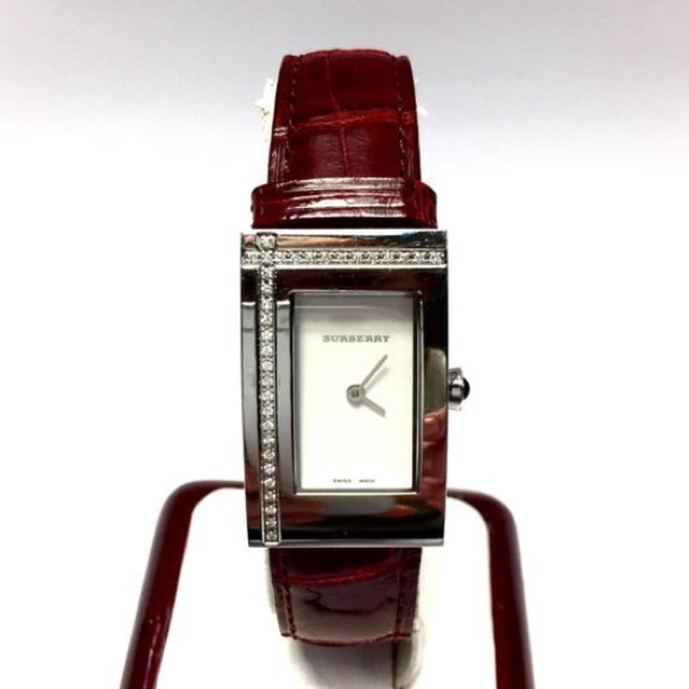 Burberry Diamond and Alligator Watch